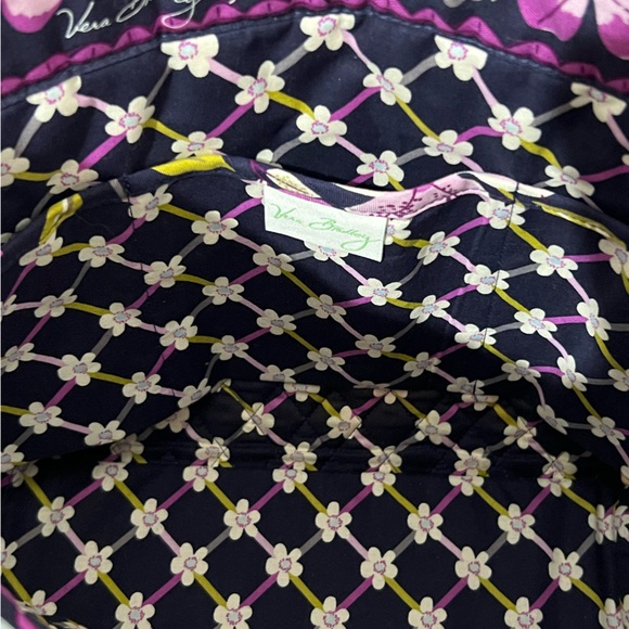 Vera Bradley Purple Flower Shoulder Bag - Picture 7 of 8